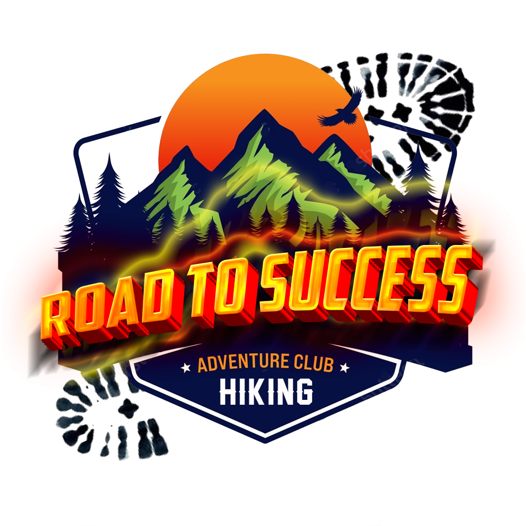 Logo de hiking club roadto success